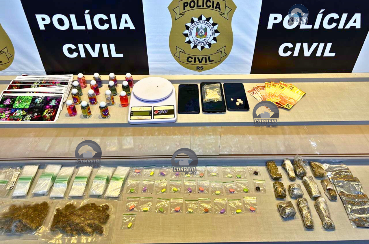Dois Homens Presos pela PC por Tráfico de Drogas em Imbé