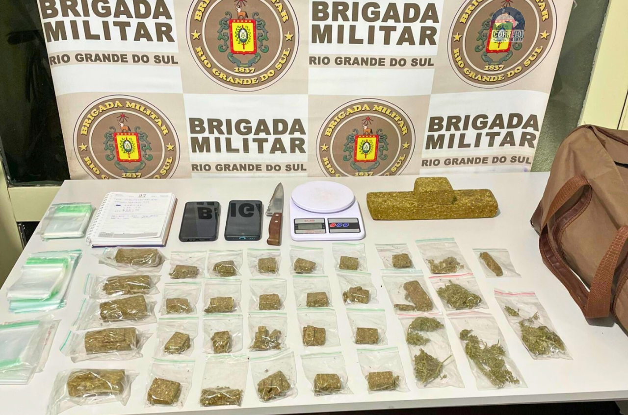 Força Tática prende homem por tráfico de drogas em Osório