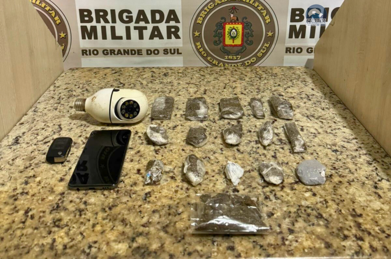 Força Tática Prende homem por tráfico em Santo Antônio da Patrulha