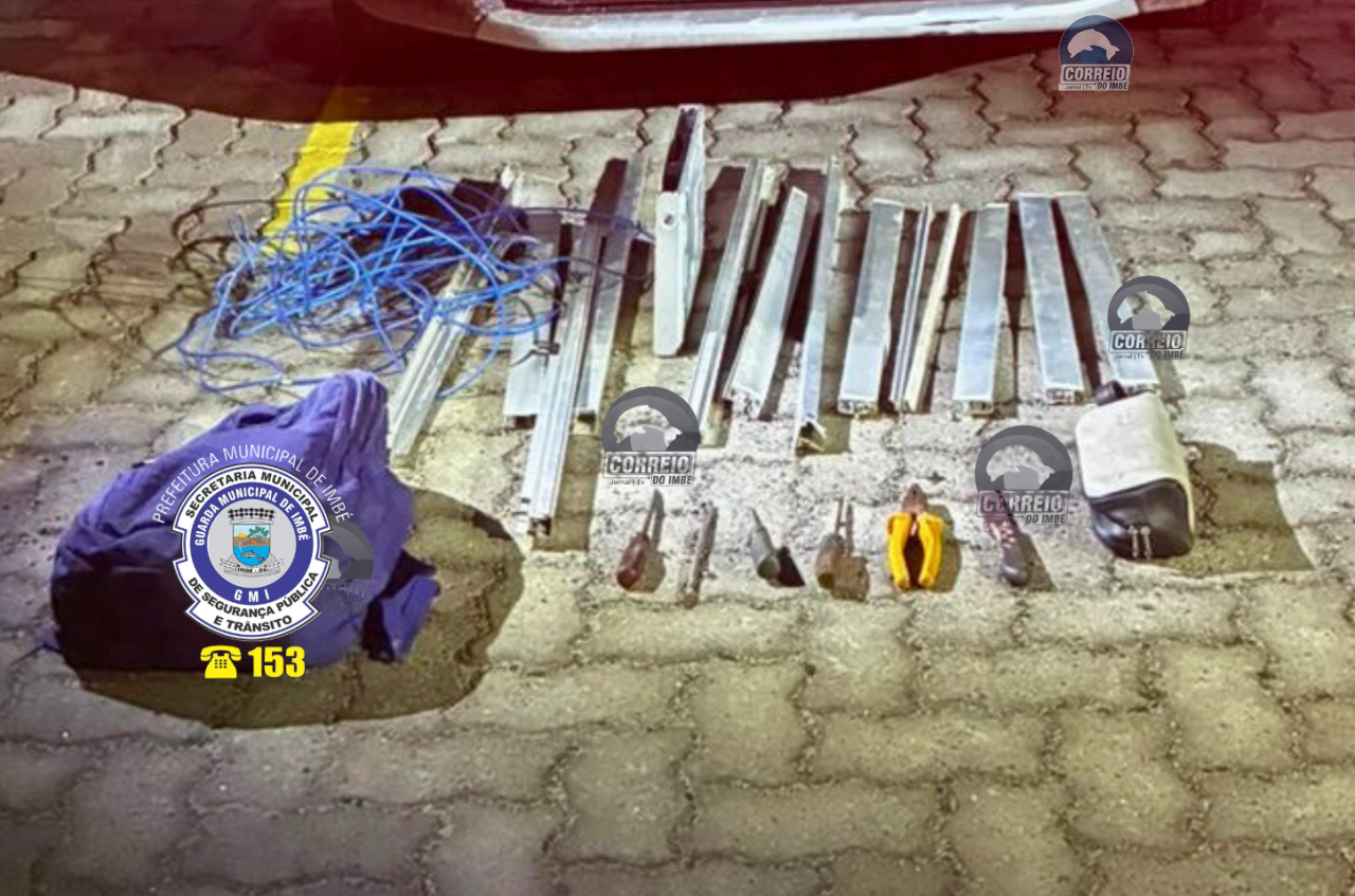 Guarda Municipal prende homem furtando janelas de antiga escola em Imbé