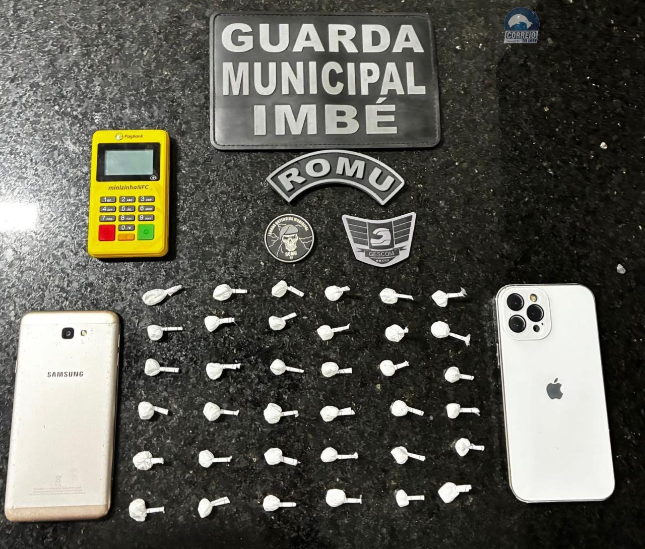 GUARDA MUNICIPAL PRENDE HOMENS POR TRÁFICO E ASSOCIAÇÃO AO TRÁFICO DE DROGAS