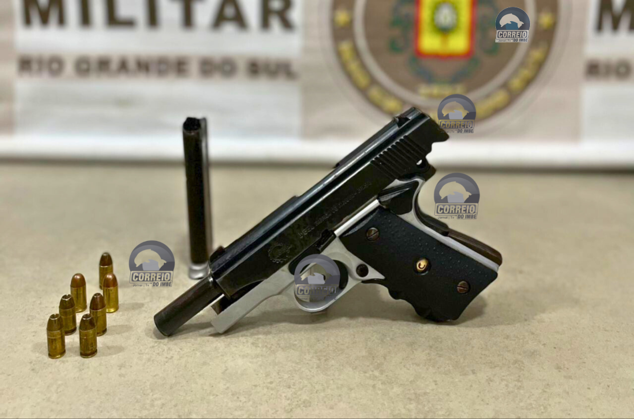 Homem é Preso por Porte Ilegal de Arma de Fogo e Ameaça a moradores em Cidreira