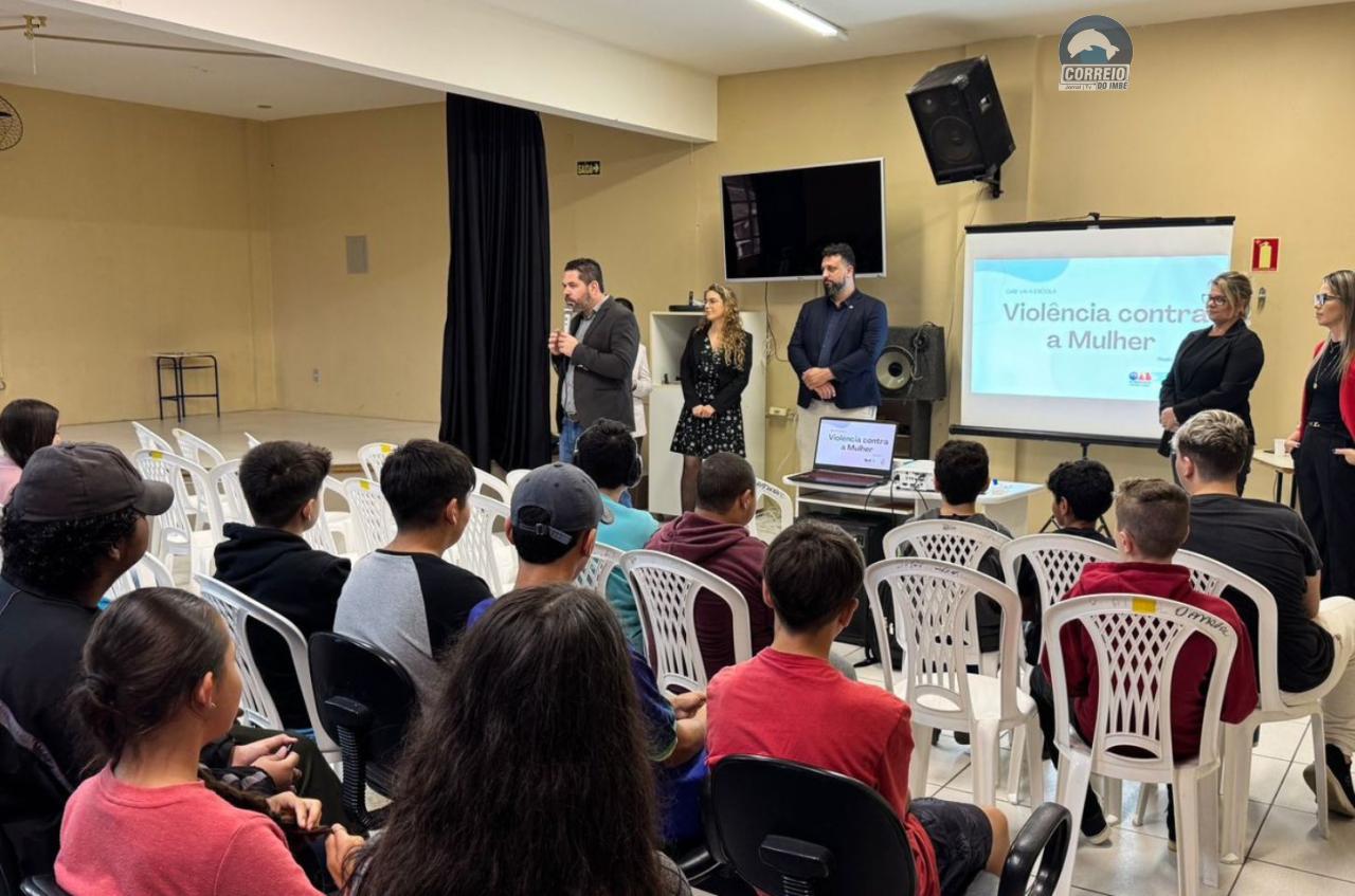 OAB de Osório inicia palestras de prevenção à violência contra a mulher nas escolas municipais