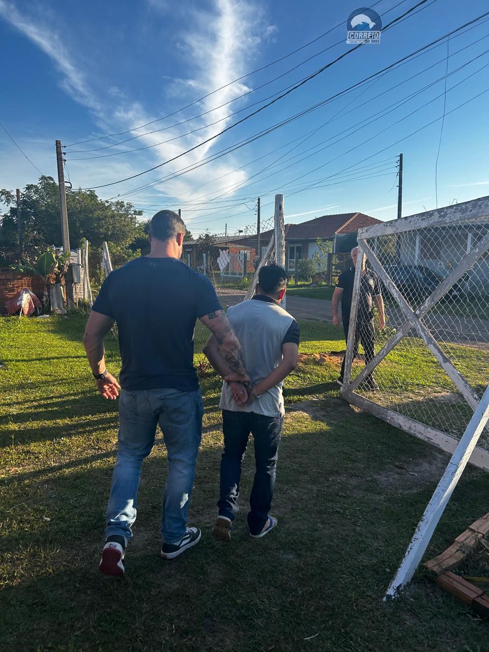 Polícia Civil de Imbé prende foragido condenado por estupro de vulnerável