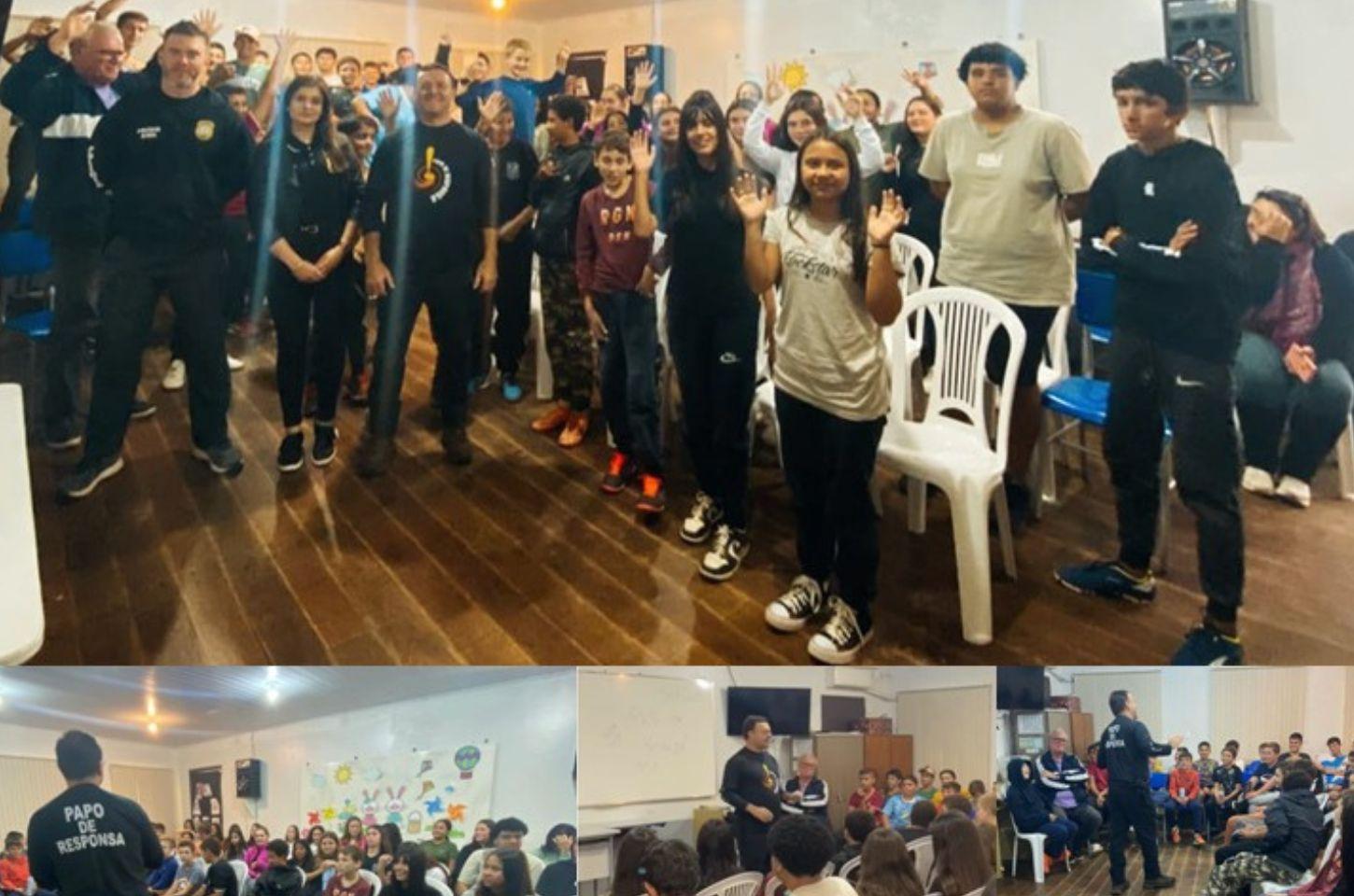 POLÍCIA CIVIL REALIZA “PAPO DE RESPONSA” EM ITATI