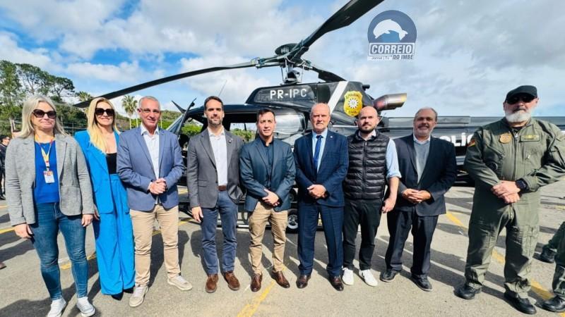 Polícia Civil recebe helicóptero do Governo do Estado