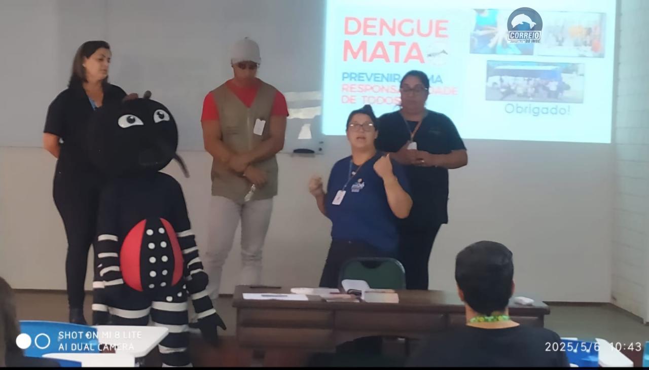 Vigilância Ambiental realiza palestras sobre prevenção à dengue no Ceclimar e na Corsan