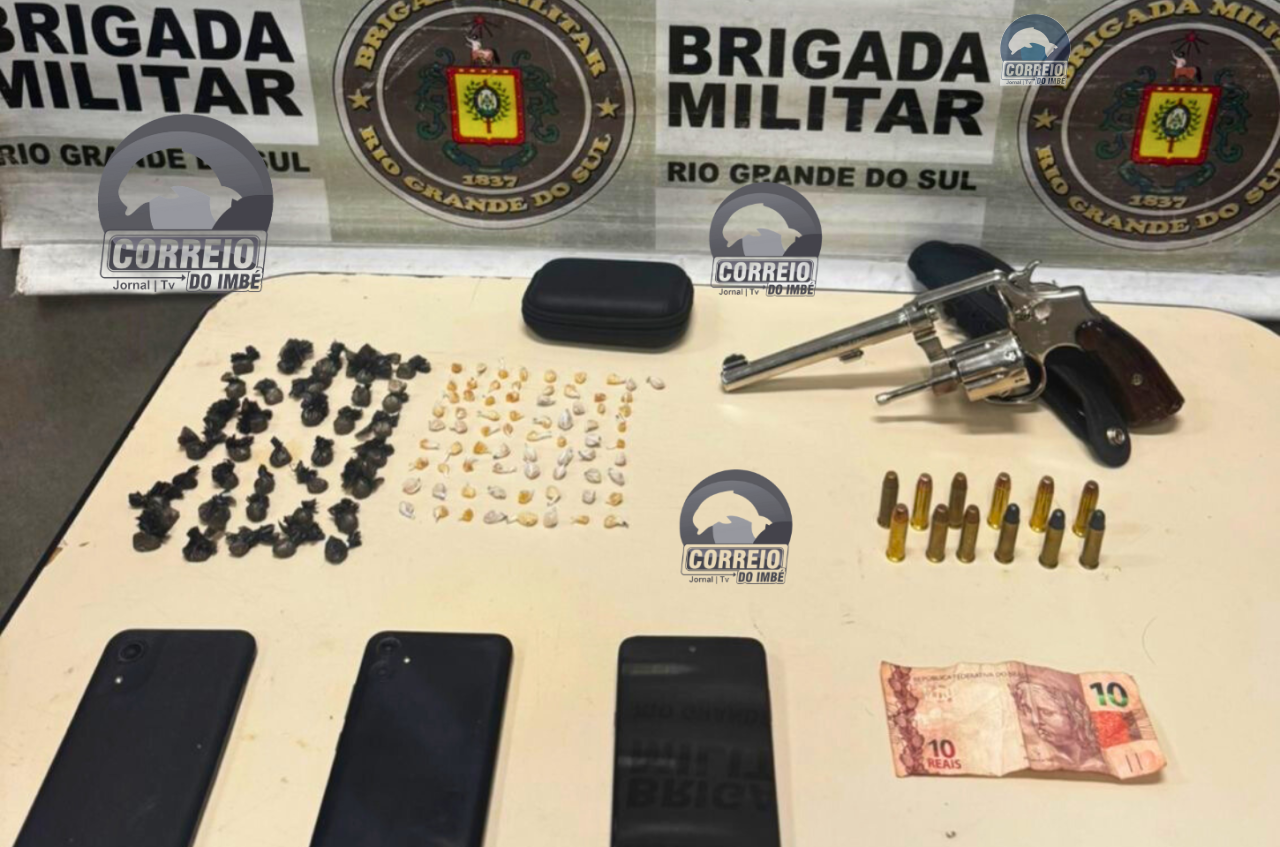 Ação da Brigada Militar Resulta em Apreensão de Arma e Drogas em Capão Novo