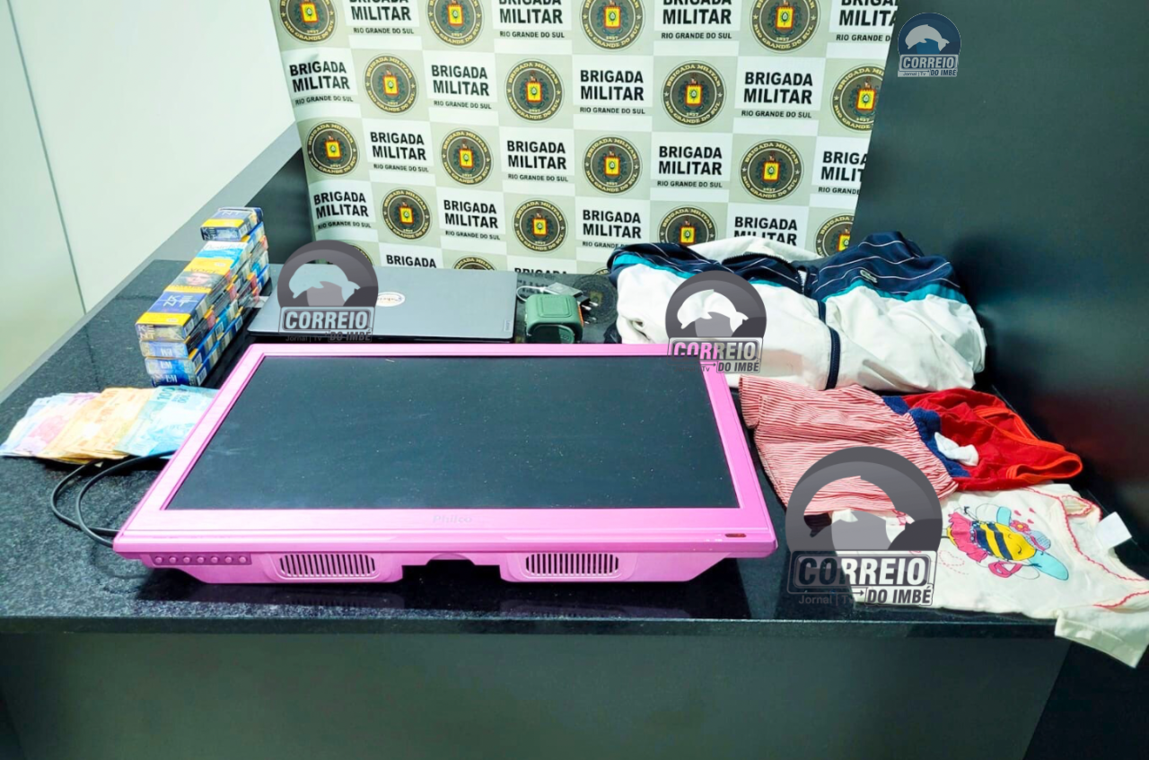 Brigada Militar prende homem por furto a comércio em Nova Tramandaí e recupera objetos subtraídos