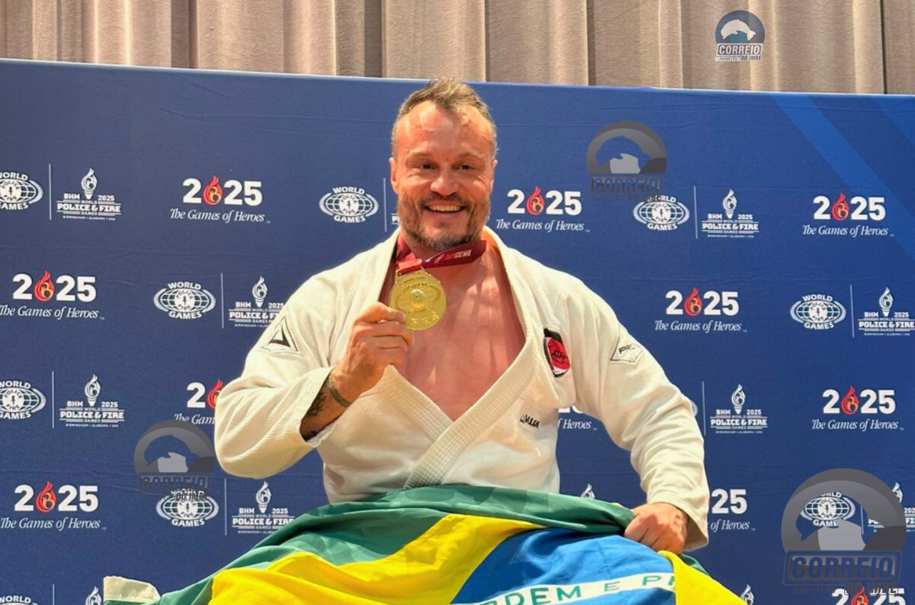 Comissário de Polícia de IMBÉ conquista medalhas nos Jogos Mundiais de Policiais e Bombeiros nos EUA e segue em competição