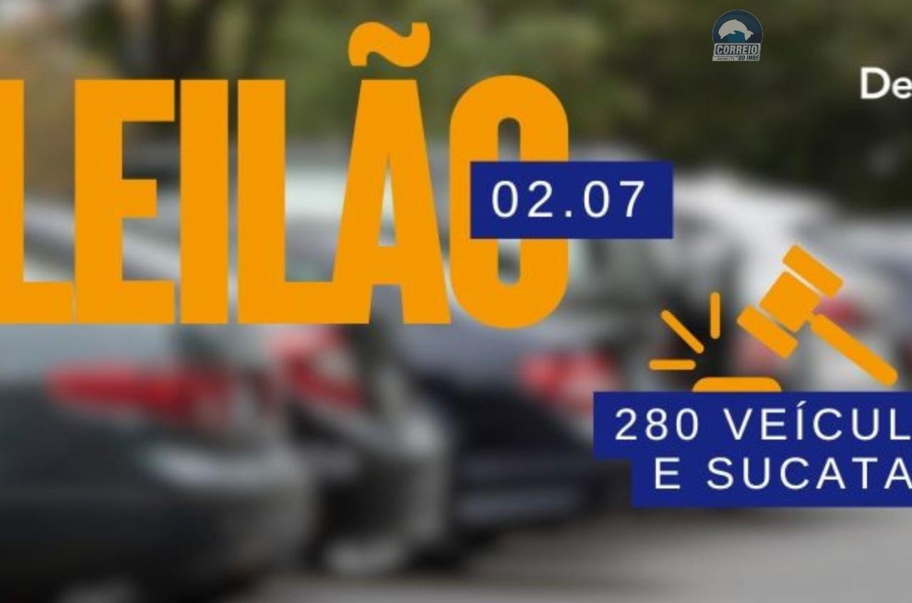 DetranRS leiloa 280 veículos e sucatas