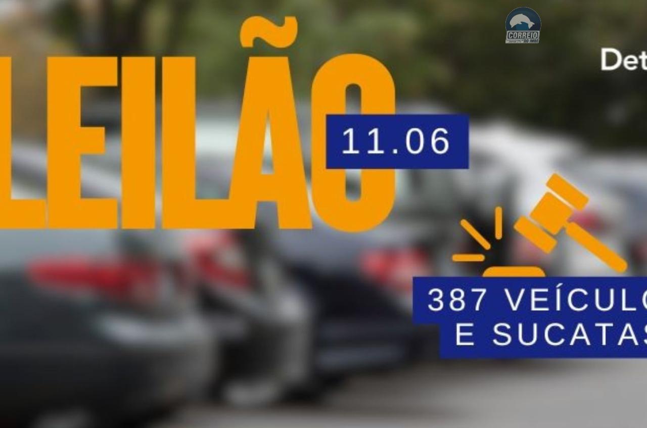 DetranRS leiloa 387 veículos e sucatas na próxima semana