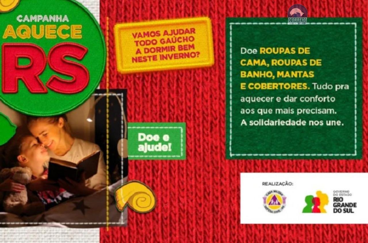 Estado lança Campanha do Agasalho Aquece RS, com foco em arrecadação de cobertores, roupas de cama e toalhas de banho