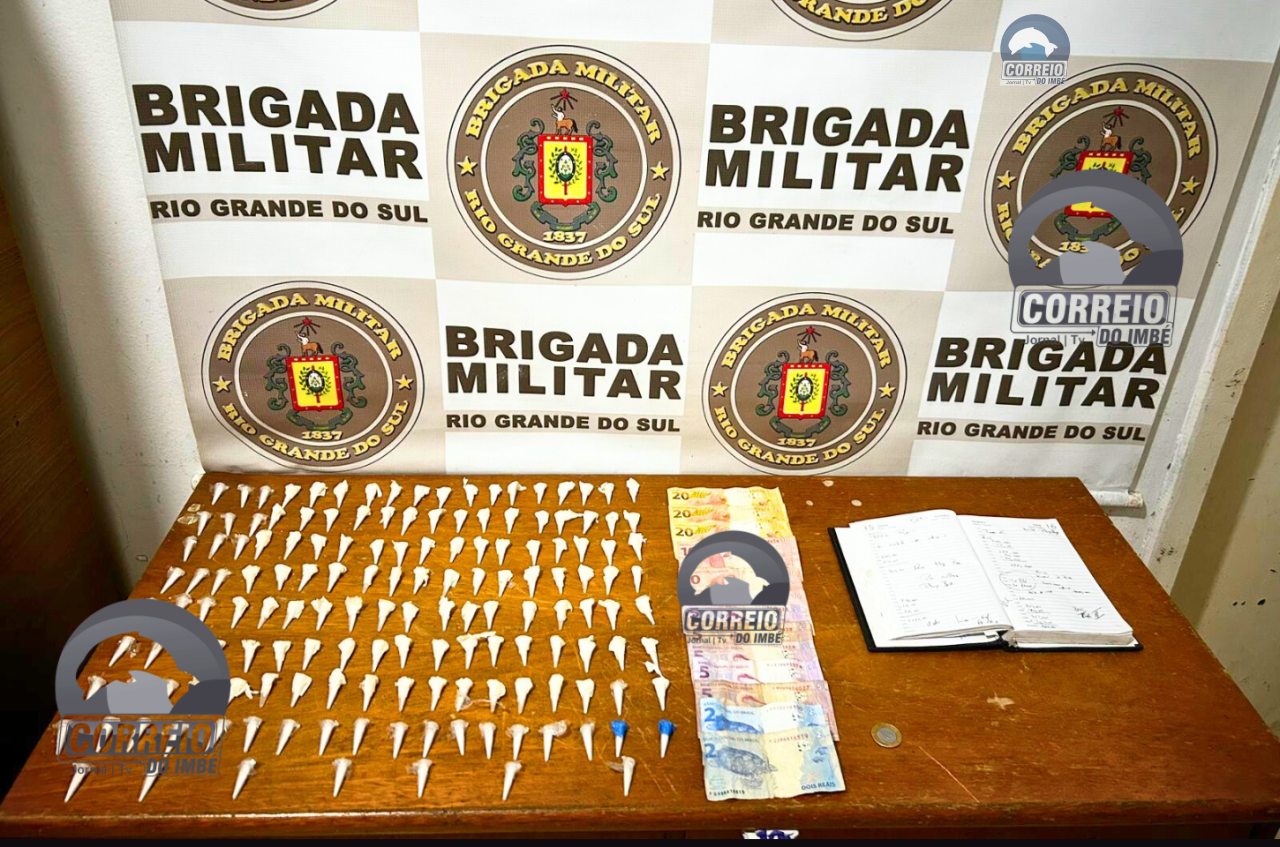Força Tática apreende grande quantidade de drogas e prende suspeitos em Cidreira