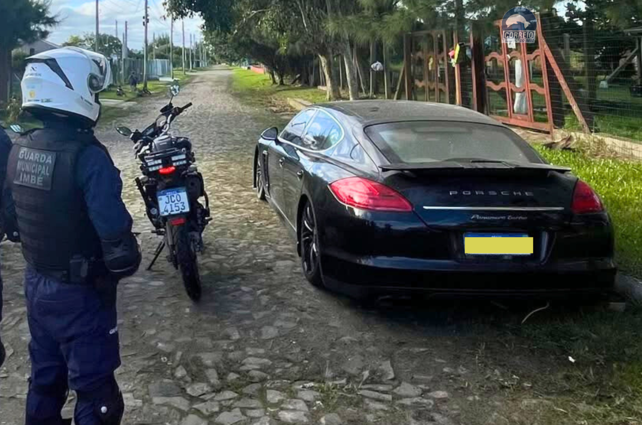 GUARDA MUNICIPAL RECUPERA VEÍCULO DE LUXO ROUBADO
