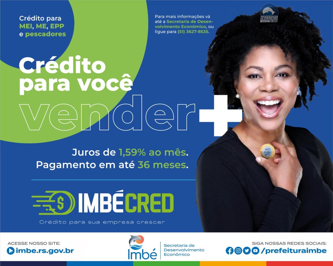 Imbécred continua disponível para MEIs, pescadores e pequenas empresas