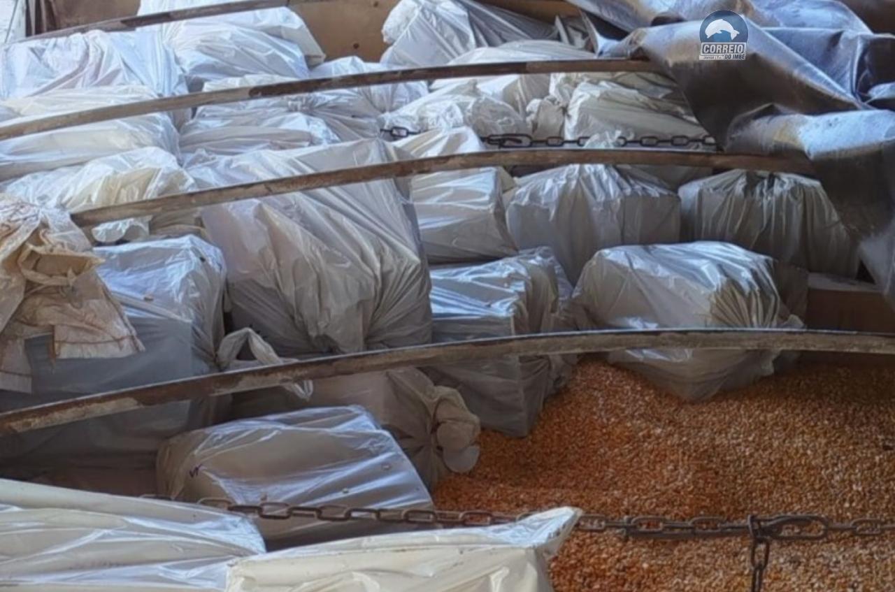 Receita Estadual intercepta mais de 1,5 mil garrafas de vinho transportadas junto à carga de milho no Norte do RS