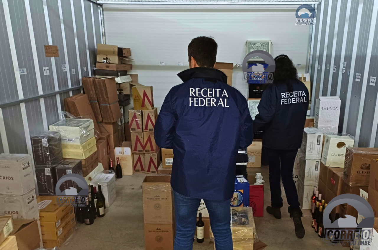 Receita Federal Apreende Mais de Meio Milhão em Vinhos e Espumantes Ilegais em Porto Alegre