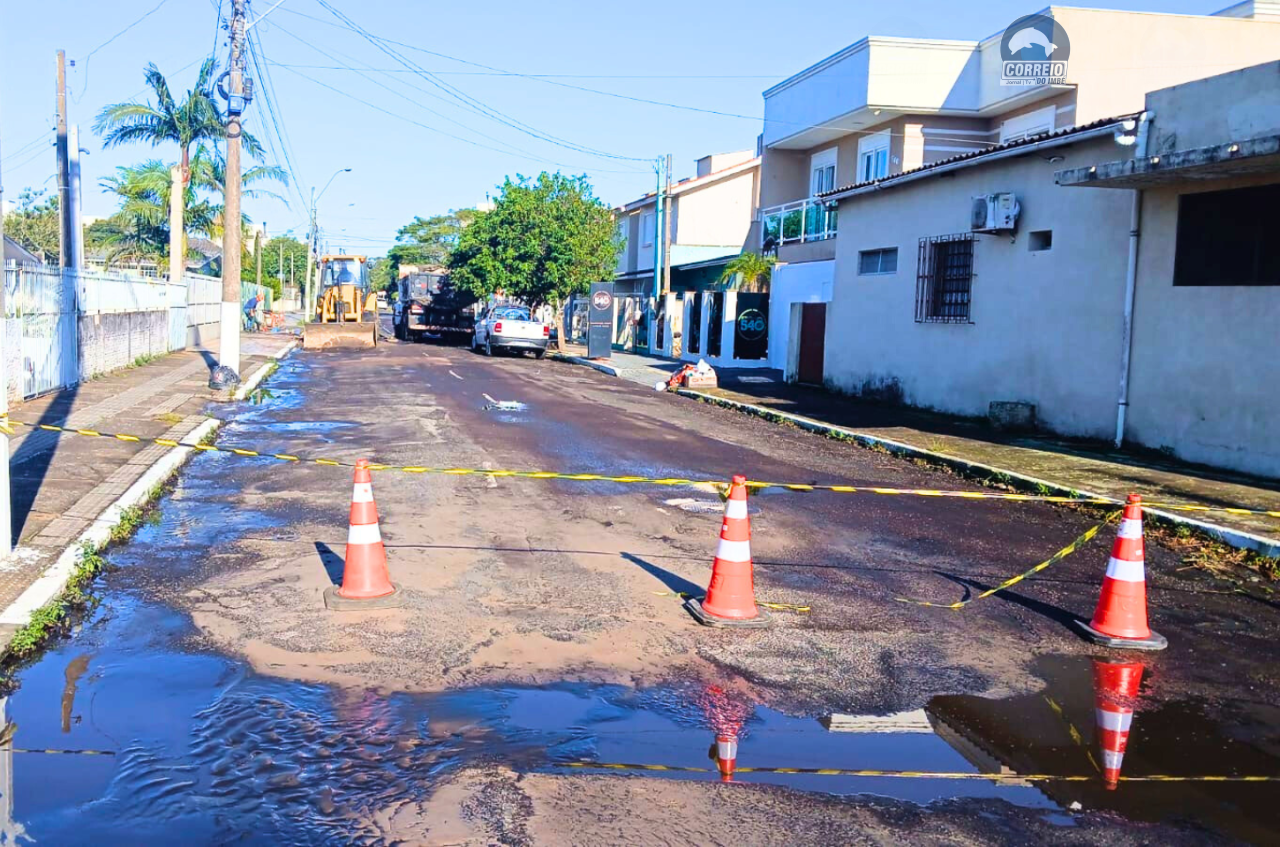 Abastecimento de água no Centro de Osório será restabelecido após conserto de rede