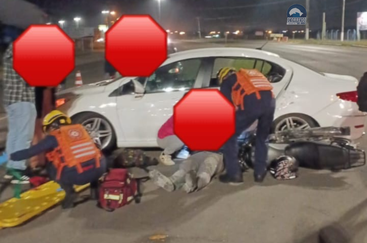 Acidente na ERS-030 deixa motociclista ferido em Tramandaí