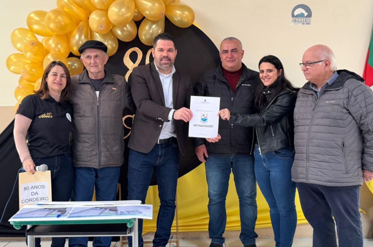 Administração Municipal anuncia a reforma do ginásio da Escola Municipal Cordeiro de Farias no Palmital