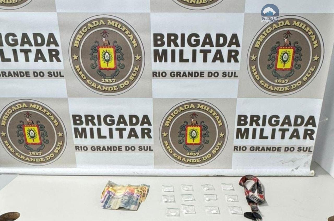 BM prende homem por tráfico em Santo Antônio da Patrulha
