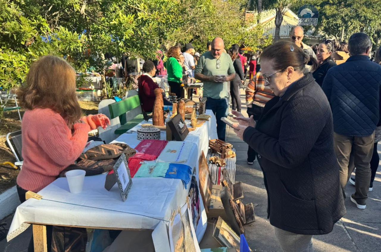 Brique das Carretas lota a praça com atividades de lazer e bancas diversificadas em Osório