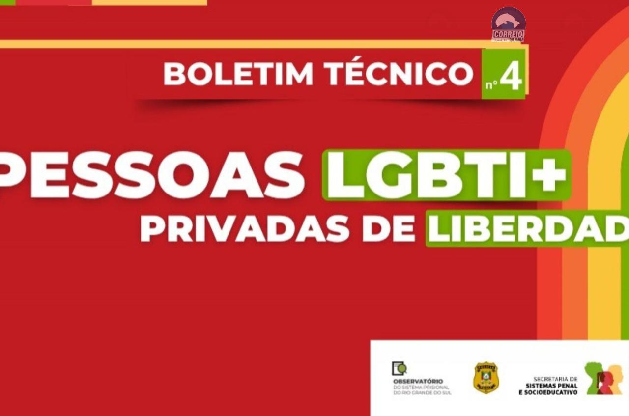 Estado lança boletim técnico com perfil da população LGBTI+ no sistema prisional
