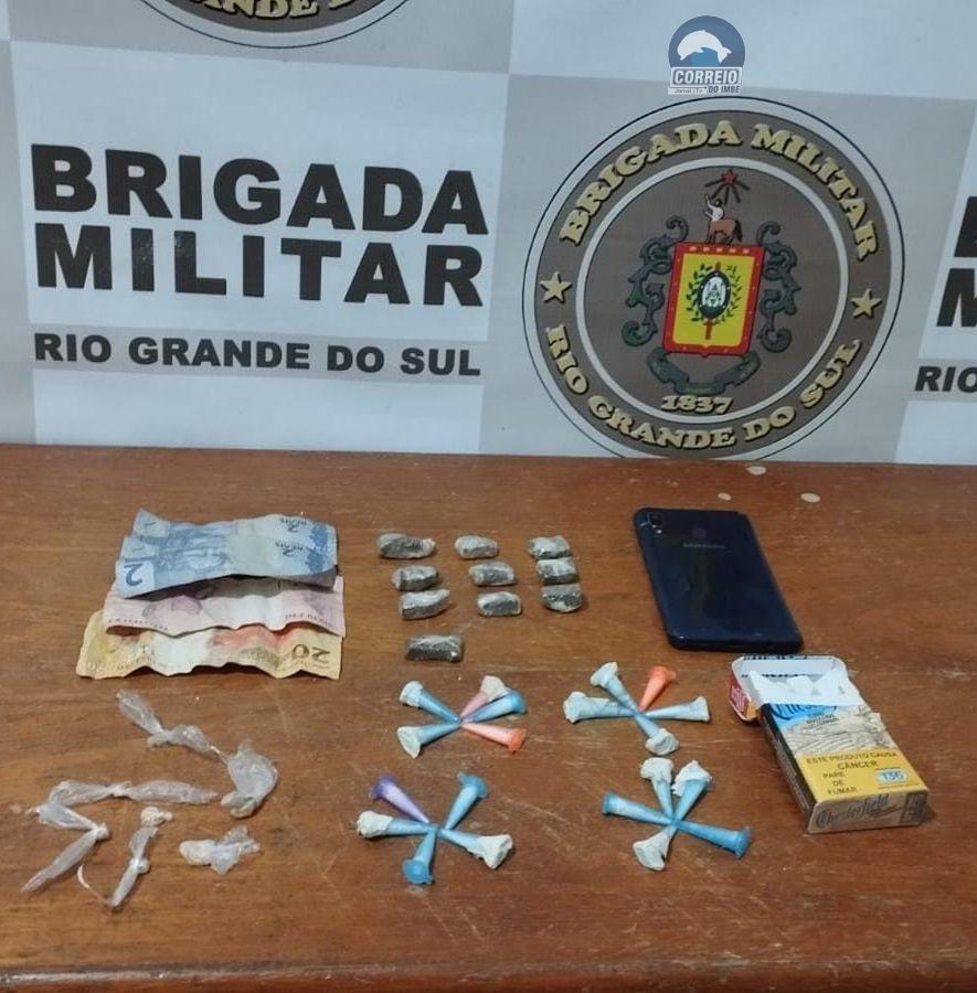 BM prende homem com crack e cocaína em Cidreira