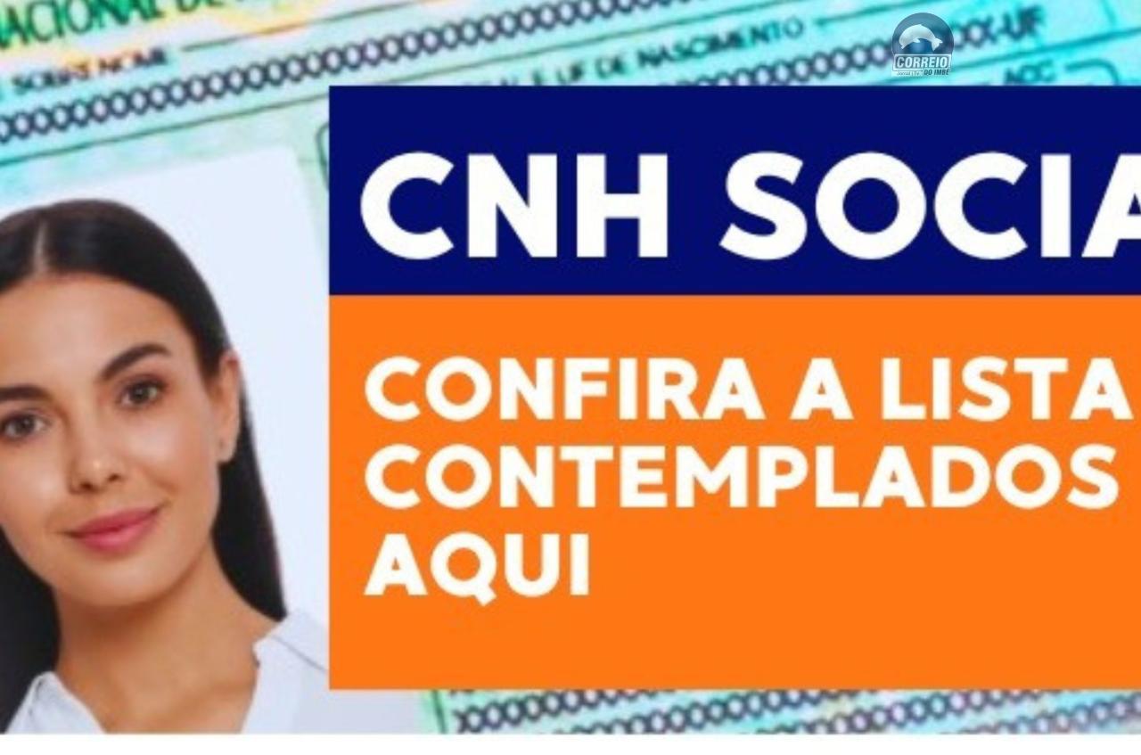Lista dos beneficiados para a CNH Social já está disponível