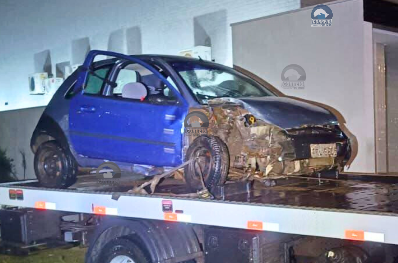 Motorista embriagado colide em poste, agride guarda e é preso em Imbé