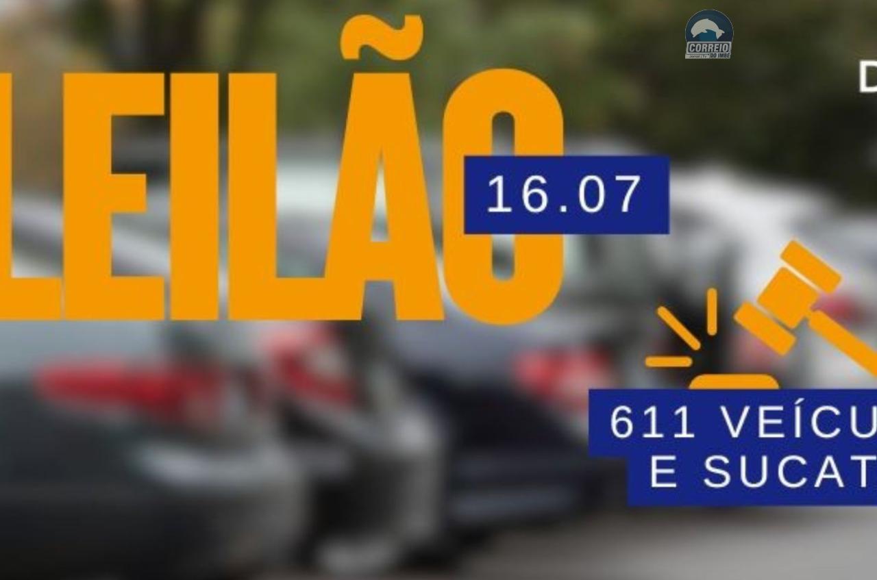 Próximo leilão do DetranRS oferta 611 veículos e sucatas