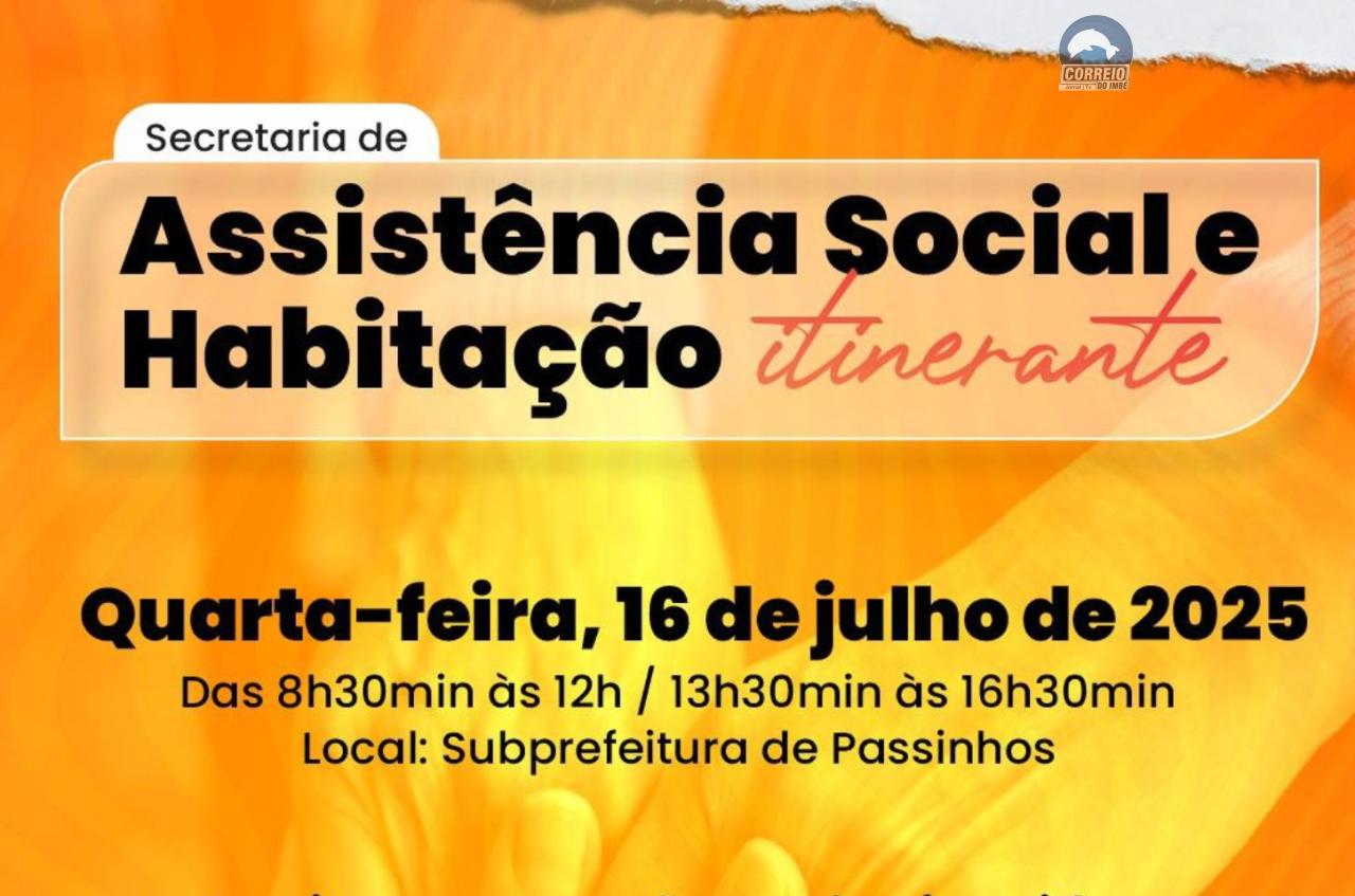 Serviços da Secretaria de Assistência Social e Habitação de Osório estarão disponíveis em Passinhos nesta quarta-feira