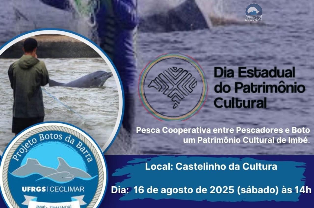 Dia do Patrimônio Cultural exalta pesca cooperativa entre homens e botos