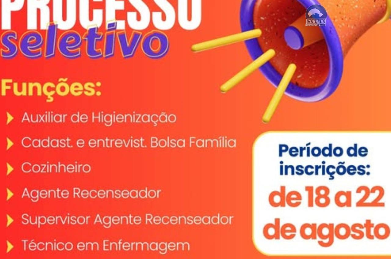 ENCERRA AMANHÃ AS INSCRIÇÕES PARA O PROCESSO SELETIVO DE IMBÉ