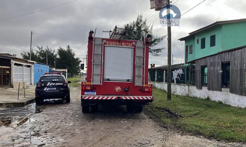 Idoso morre em incêndio na praia de Magistério