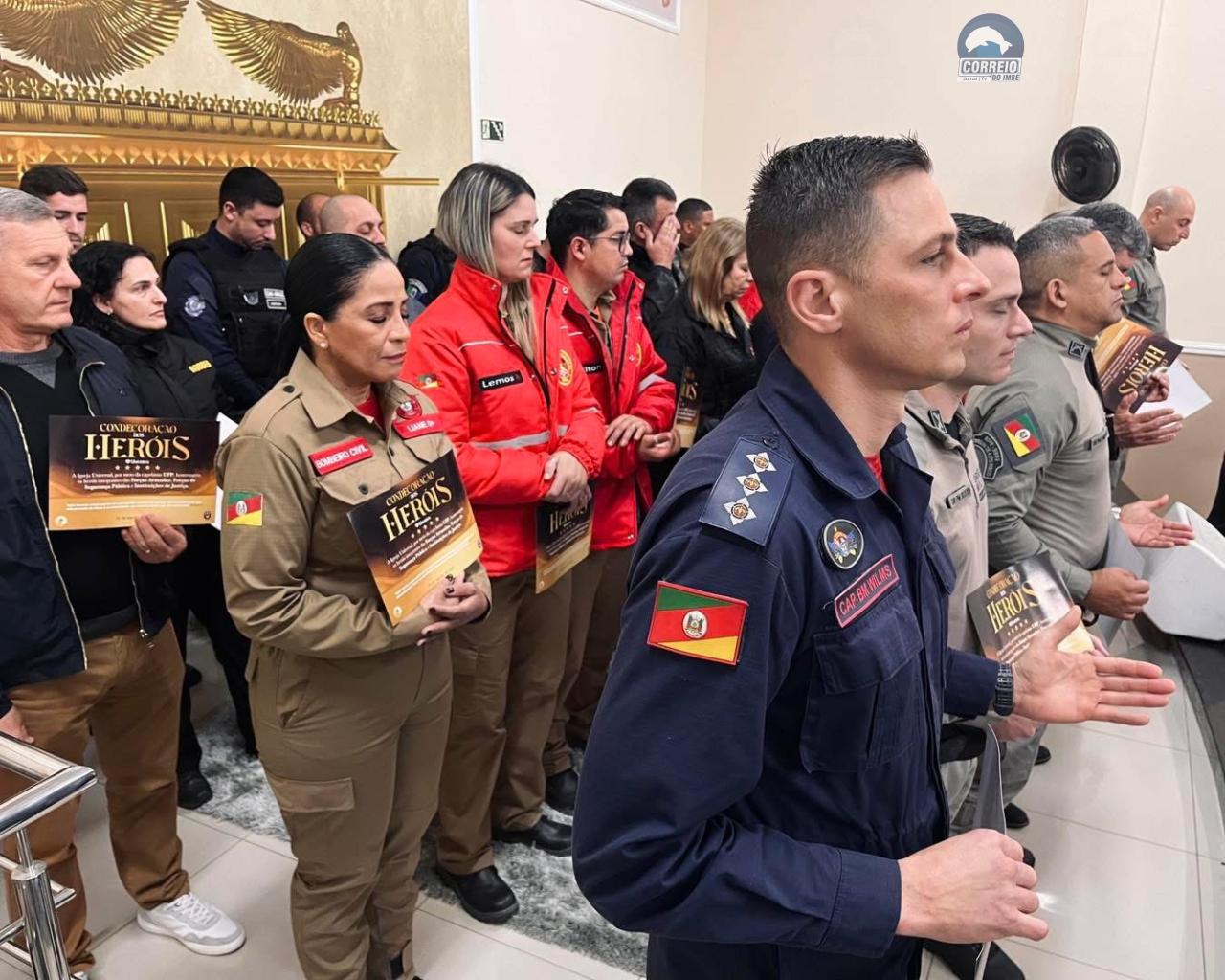 Igreja Universal de Tramandaí realiza Concentração de Fé com homenagem aos órgãos de segurança