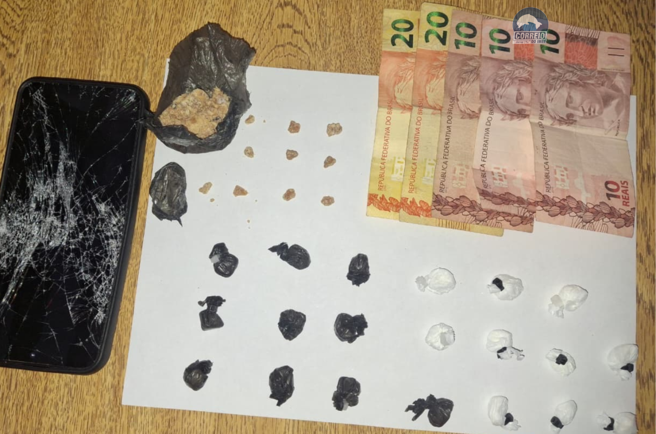 JOVEM É PRESO POR TRÁFICO DE DROGAS EM OSÓRIO