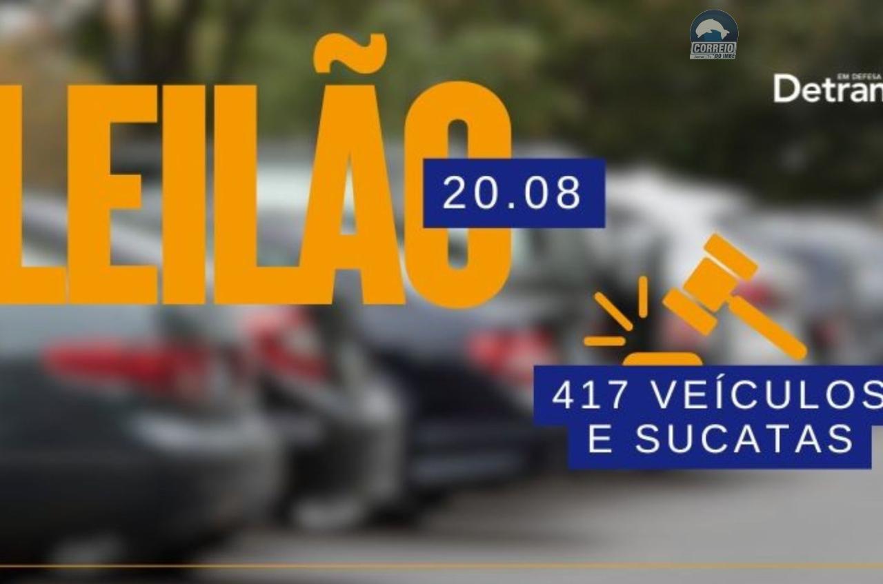 LEILÃO DO DETRANRS ACONTECERÁ NO PRÓXIMO DIA 20 E CONTARÁ COM LANCE A PARTIR DE R$ 5.000,00 REAIS, UMA BMW ESTÁ ENTRE OS CARROS LEILOADOS