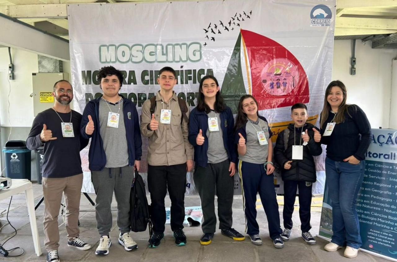 Alunos de Xangri-Lá estão participando da Moscling, uma mostra científica do Litoral Norte Gaúcho organizada pela Universidade Federal do Rio Grande do Sul (UFRGS).