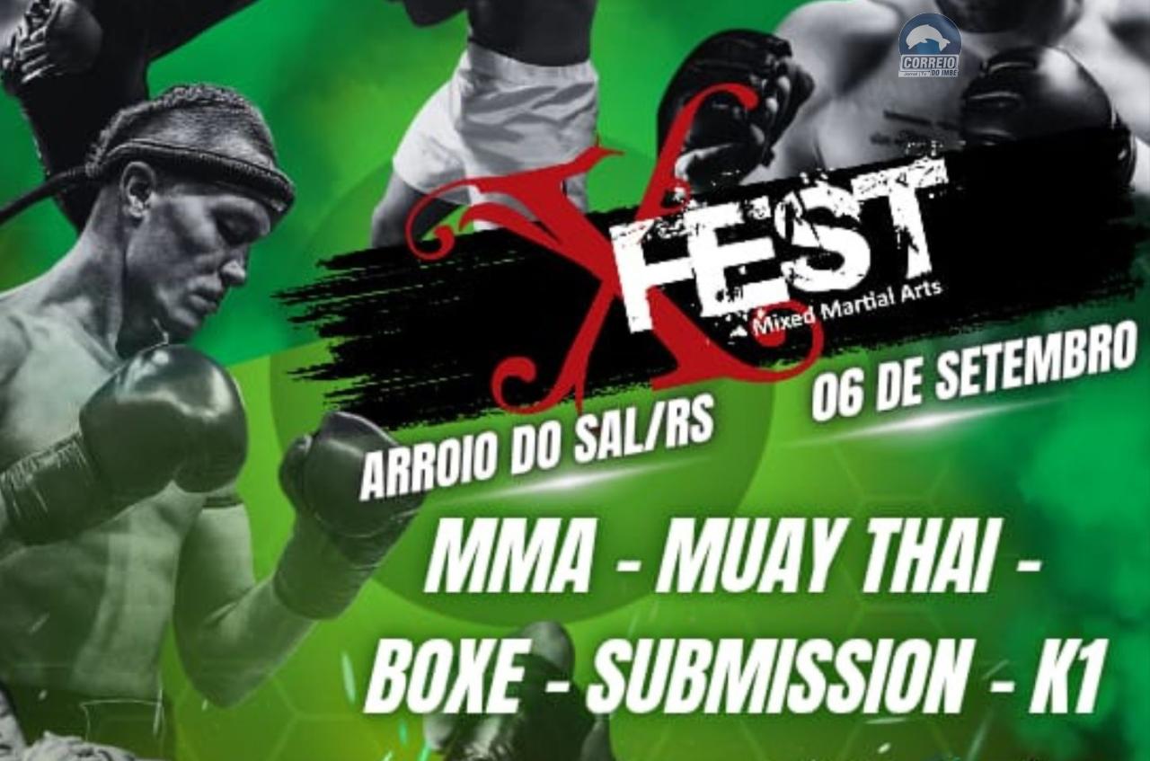 Arroio do Sal sedia pela primeira vez o X Fest MMA, tradicional evento de artes marciais
