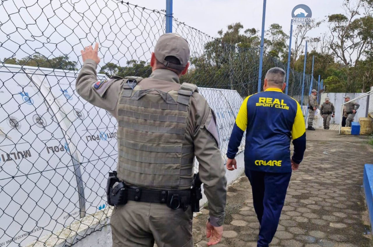 BM realiza visita técnica no Estádio Elizardo Caetano da Silva em Tramandaí