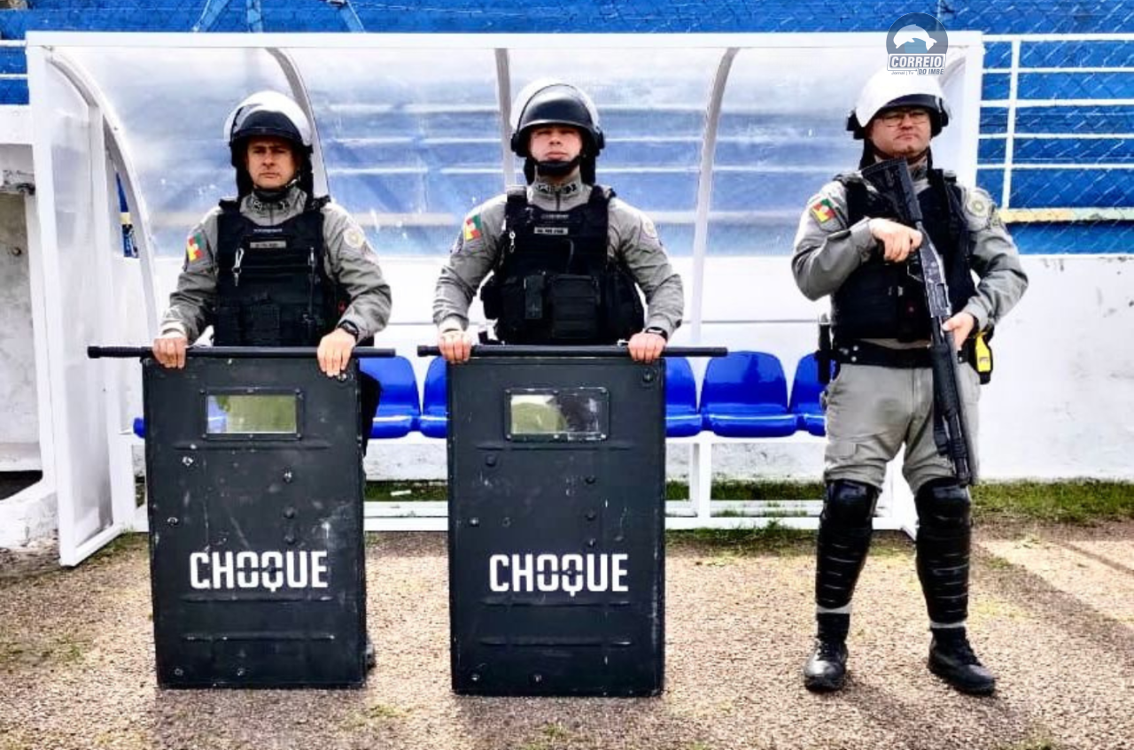 Brigada Militar garante segurança em jogo da Copa Sul Sub-20 em Tramandaí