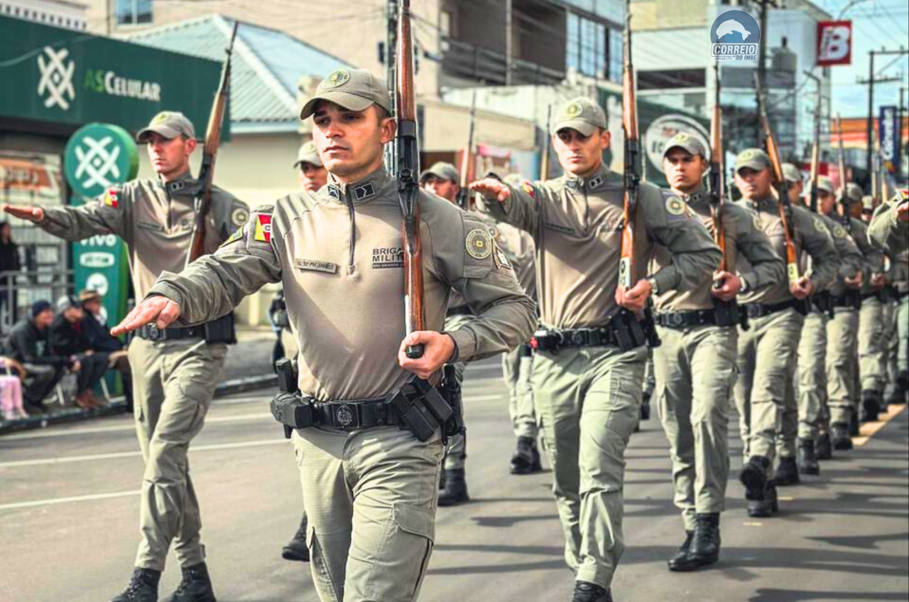 Brigada Militar participa de desfile cívico em Osório