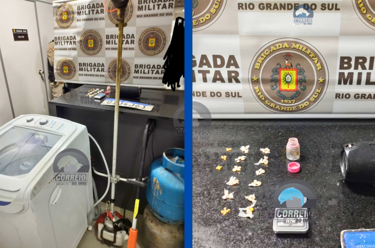 🚨 Brigada Militar prende dupla por tráfico e receptação em Tramandaí; um deles era foragido da Polícia Penal