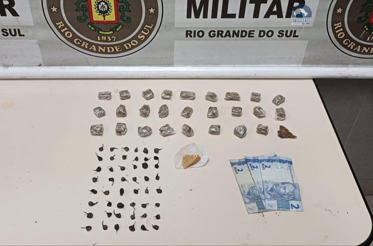 ​Brigada Militar prende três homens no Litoral Norte