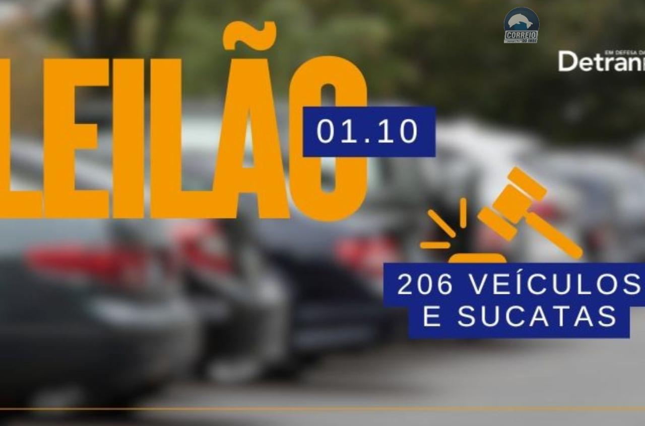 DetranRS leiloa 206 veículos e sucatas na próxima Quarta - Feira