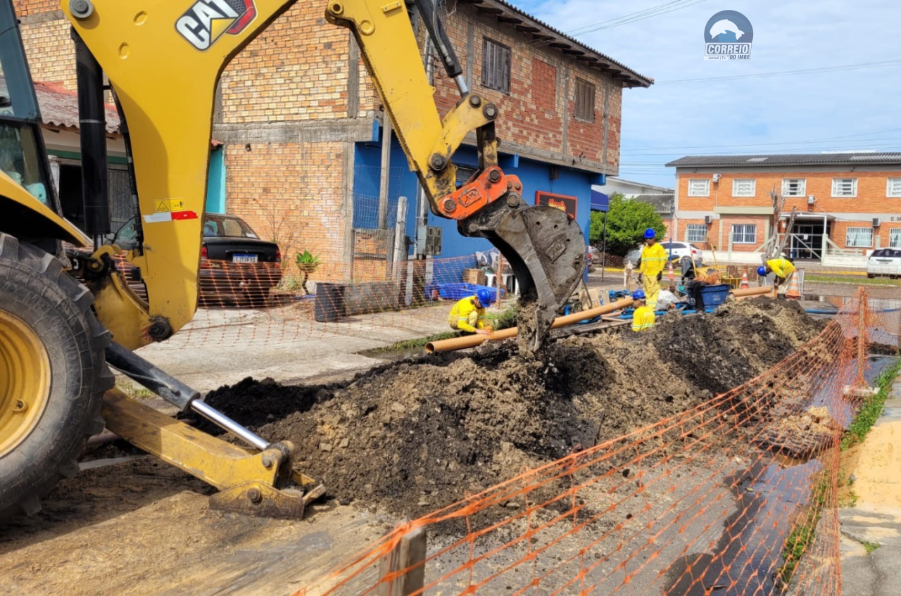 Obras de esgotamento sanitário avançam para o bairro Quero-Quero beneficiando 496 famílias
