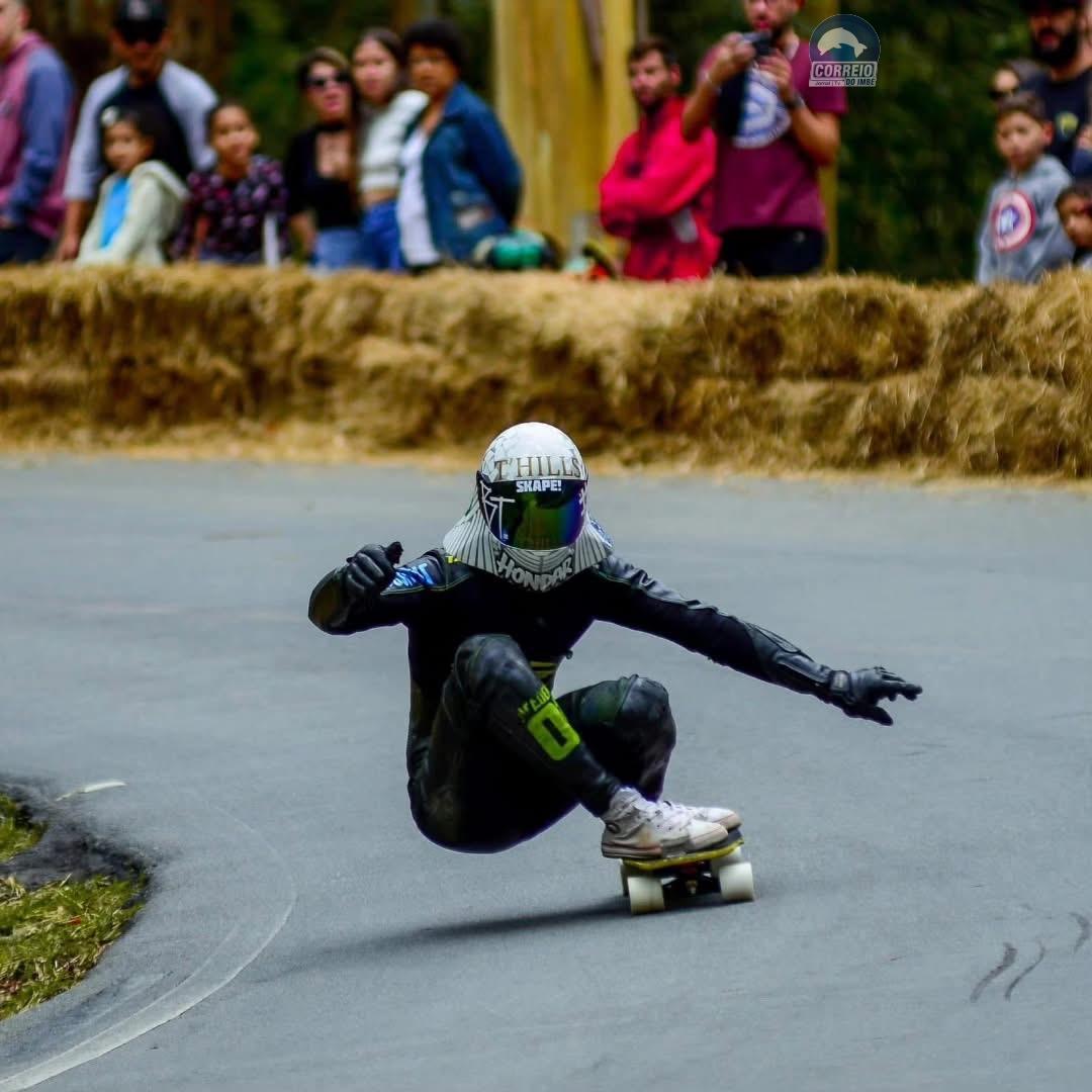 Osório vai sediar a 2ª etapa do Circuito Gaúcho de Skate Velocidade no morro da Borússia