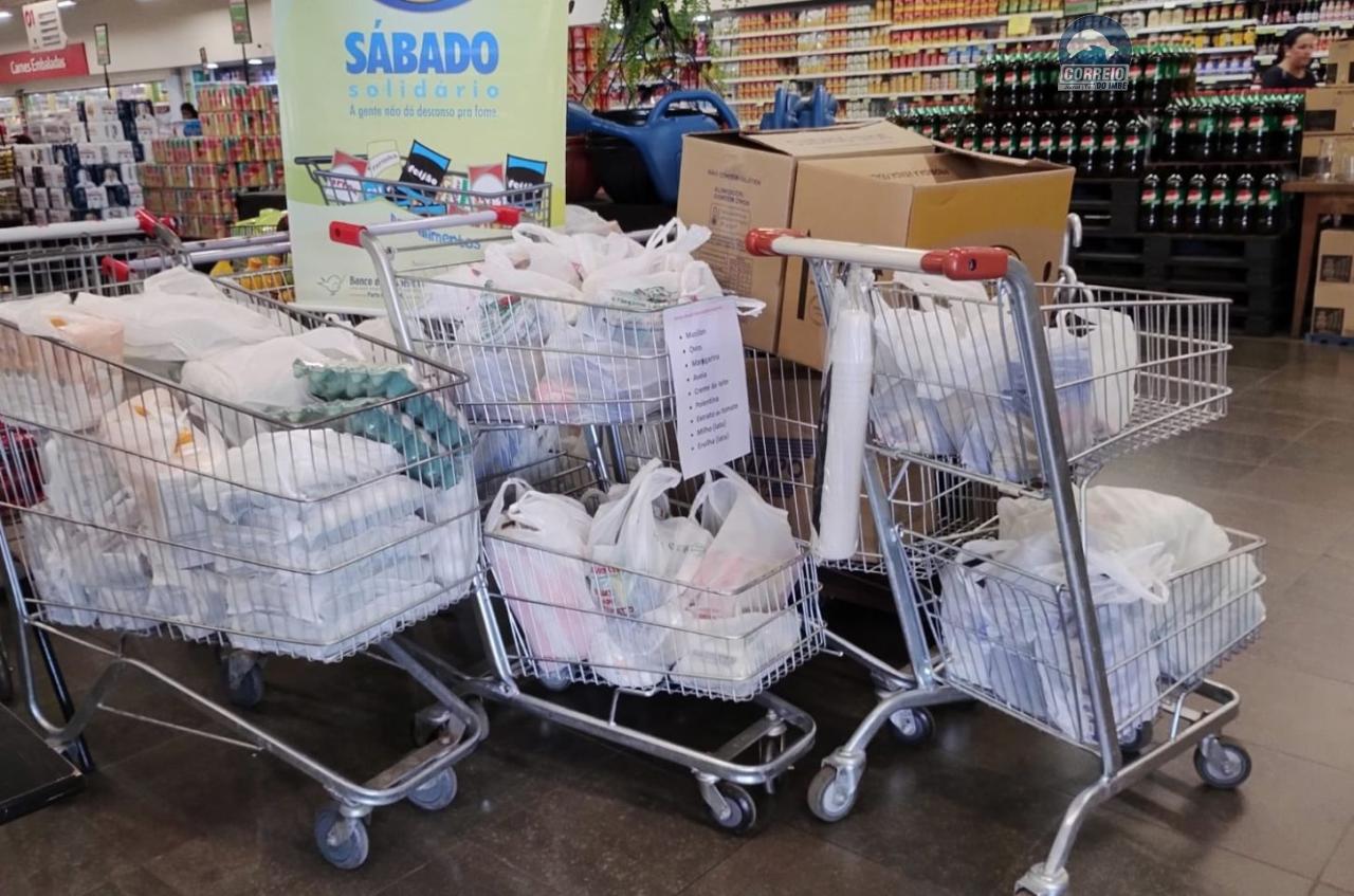 Sábado Solidário: solidariedade que cabe no carrinho de compras